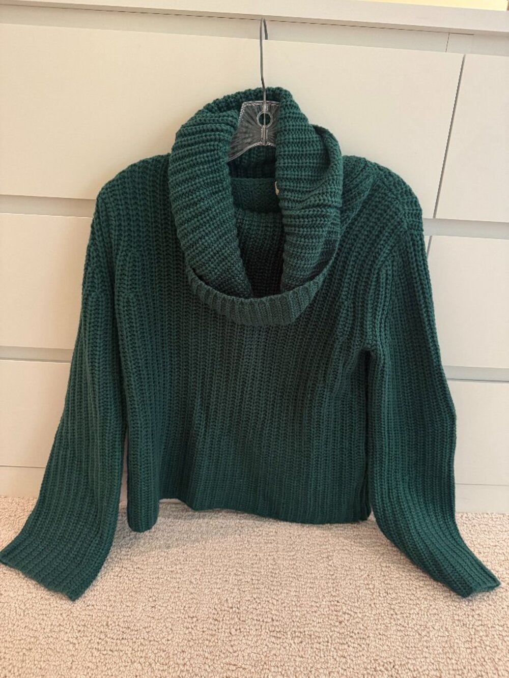 Magnolia Boutique Green Cowl Neck Sweater